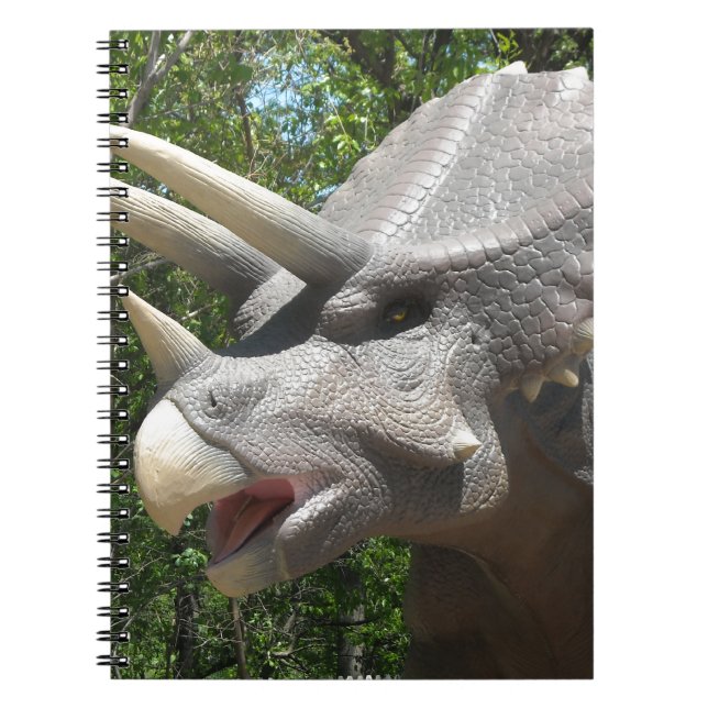 Triceratops dinosaur notebook (Front)