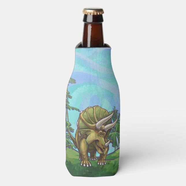 Triceratops Gifts & Accessories Bottle Cooler (Bottle Front)