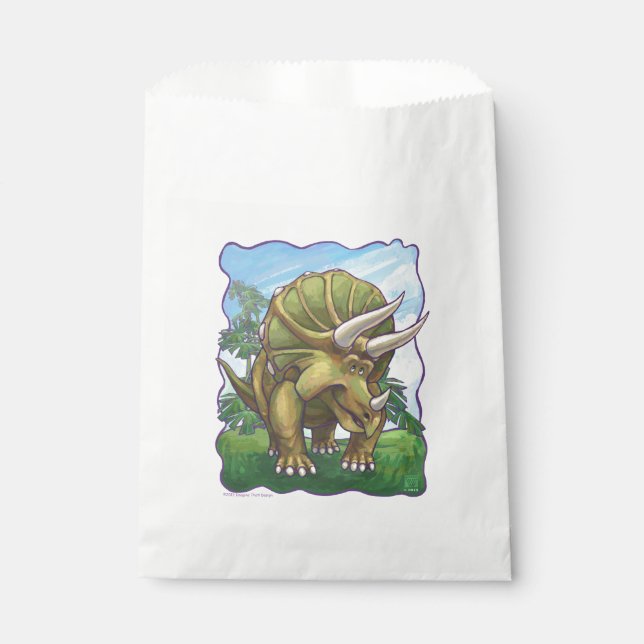Triceratops Gifts & Accessories Favour Bag (Front)