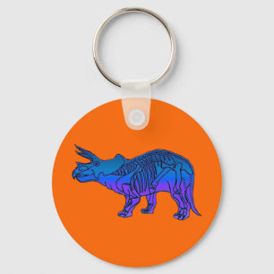 Triceratops Key Ring