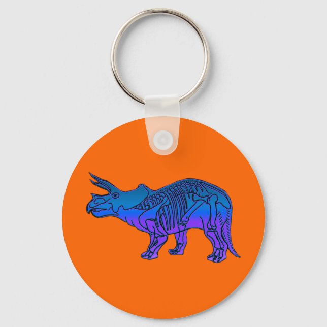 Triceratops Key Ring (Front)