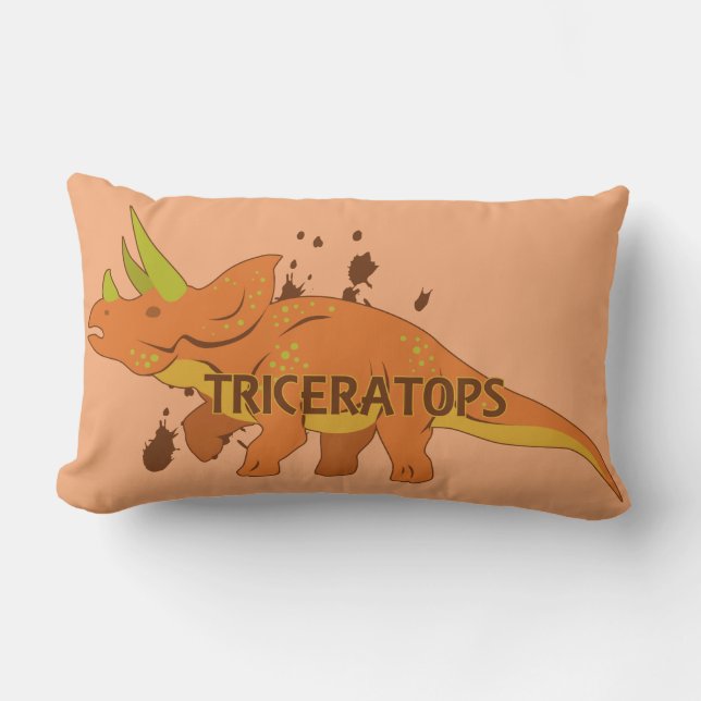 Triceratops Lumbar Cushion (Front)