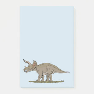 Triceratops Post-it Notes