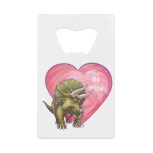 Triceratops Red Rose Heart