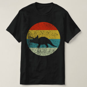 triceratops retro vintage silhouette 70s T-Shirt