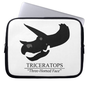 Triceratops Skull Laptop Sleeve