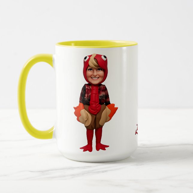 Tricia Party Turkey Mug (Left)