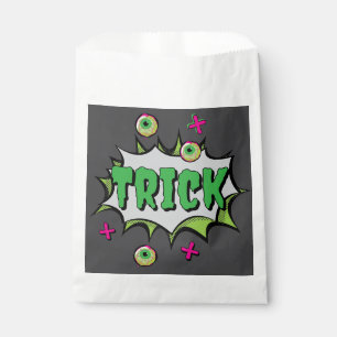 ‘Trick’ Fun Funky Halloween Pop Art Favour Bag