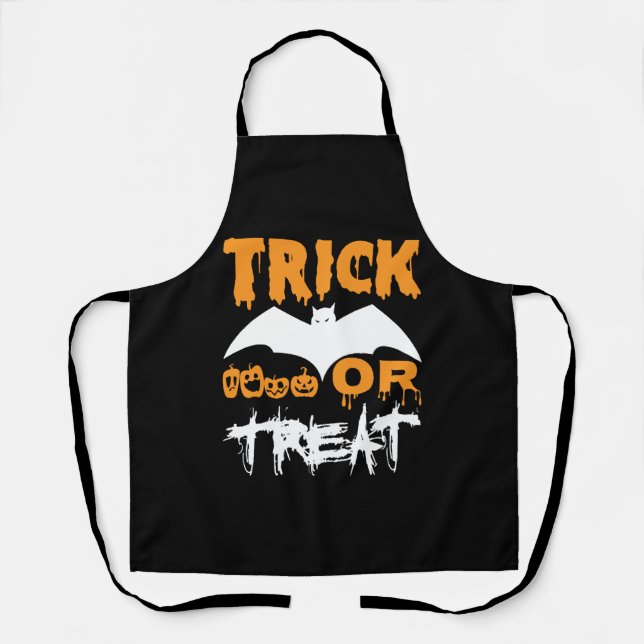 Trick halloween apron (Front)