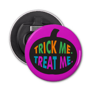 Trick Me Treat Me, Halloween Multi-Colour Bottle Opener