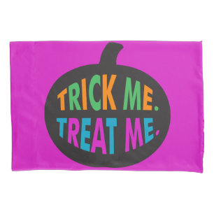 Trick Me Treat Me, Halloween Multi-Colour Pillowcase