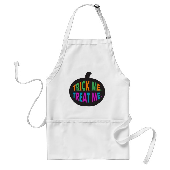 Trick Me Treat Me Multi-Colour Standard Apron (Front)