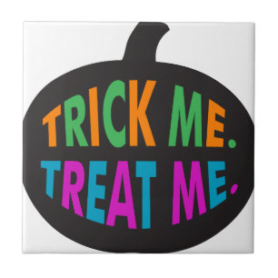 Trick Me Treat Me Multi-Colour Tile