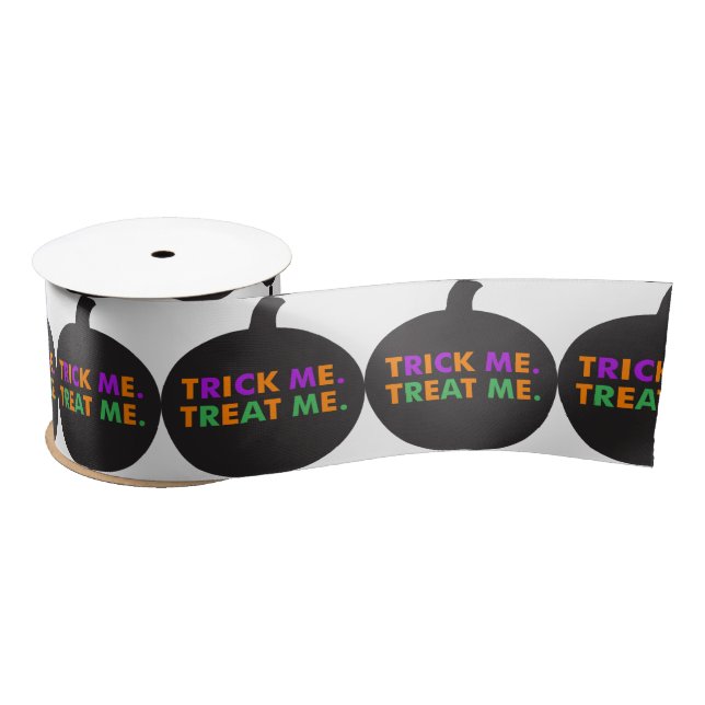 Trick Me Treat Me Multi-Colours Satin Ribbon (Spool)