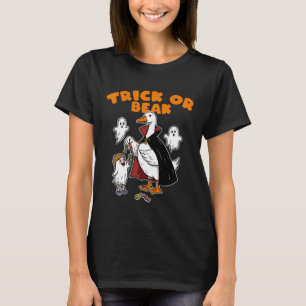 Trick Or Beak Funny Silly Goose Halloween Costume T-Shirt