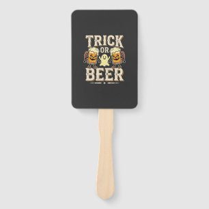Trick or Beer Halloween Beer Design_1 Hand Fan