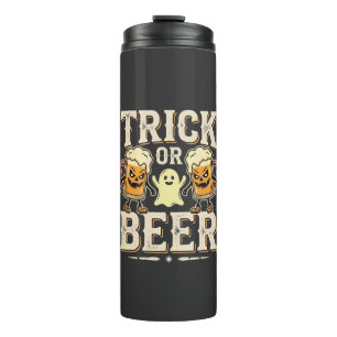 Trick or Beer Halloween Beer Design_1 Thermal Tumbler
