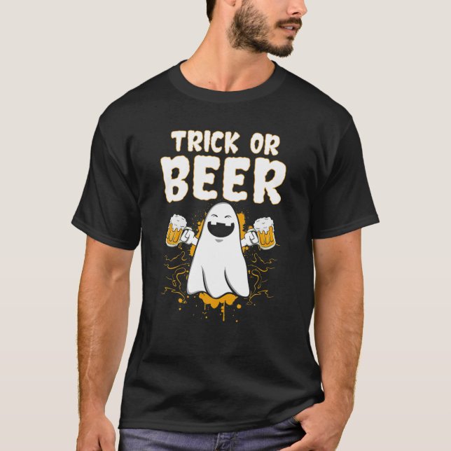 Trick Or Beer T-Shirt (Front)