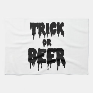 trick or beer tea towel