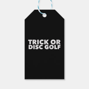 Trick Or Disc Golf Funny Halloween Gift Tags
