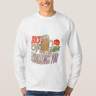 Trick Or Drink, Happy Halloween Spooky Booze T-Shirt