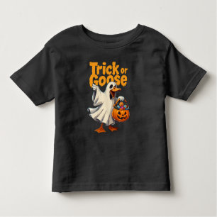 Trick or Goose Halloween Goose Toddler T-Shirt