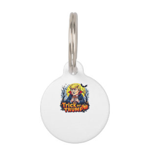 Trick Or Halloween Classic Pet Tag