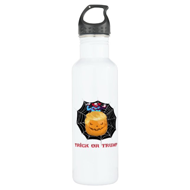 Trick Or Halloween Scary Clown 710 Ml Water Bottle (Front)