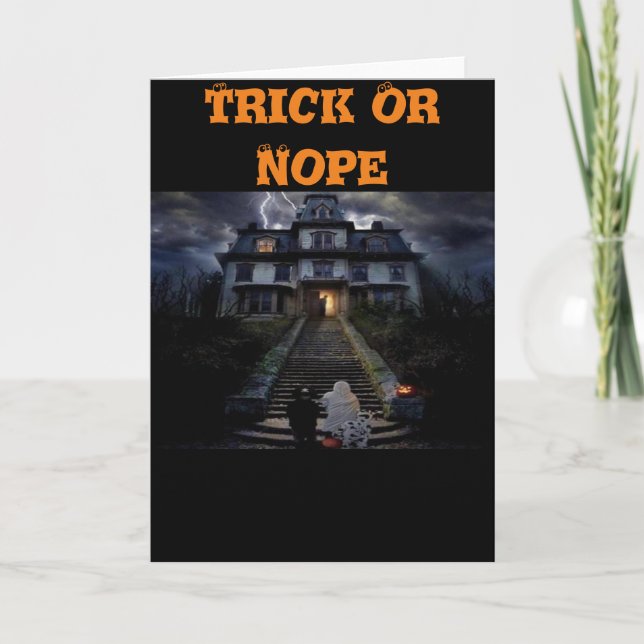 Trick Or Not Card (Front)