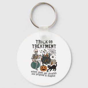 Trick Or Ot Halloween Funny Occupational Therapy  Key Ring