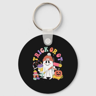 Trick Or Ot Occupational Therast Ghost Halloween W Key Ring