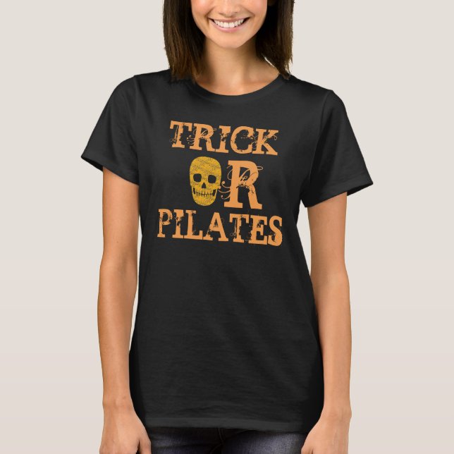 Trick or Pilates Top for Halloween (Front)