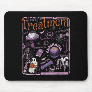 Trick Or Pt Physical Therapy Therast Halloween Mouse Pad