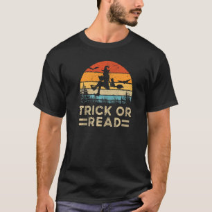 Trick Or Read Librarian Halloween Costumes For Tea T-Shirt