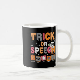 Trick Or Speech Halloween Slp Speech Language Path Coffee Mug