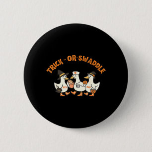 Trick Or Swaddle Nicu Nurse Halloween Ghost 6 Cm Round Badge