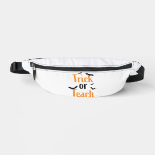 Trick or teach- Halloween design Bum Bags