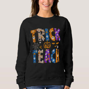 Trick Or Teach Halloween Shirts Funny For Teachers