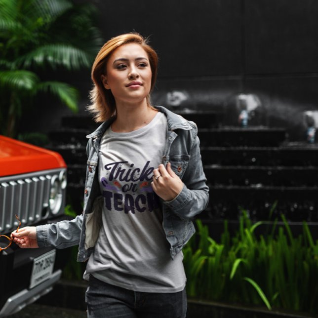 Trick Or Teach Halloween   T-Shirt (Creator Uploaded)