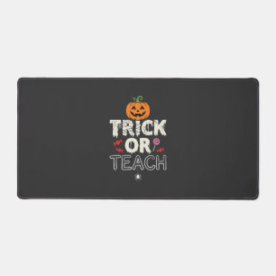 Trick or Teach Halloween Teacher Design (2)_1 Desk Mat