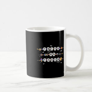 Trick Or Teach Spooky Teacher Happy Halloween Brac Coffee Mug