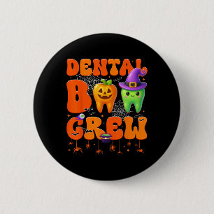 Trick Or Teeth Dental Halloween Costumes Dentist M 6 Cm Round Badge
