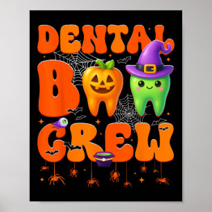 Trick Or Teeth Dental Halloween Costumes Dentist M Poster