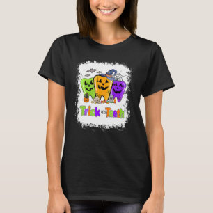Trick Or Teeth Funny Dental Halloween Treat Dentis T-Shirt