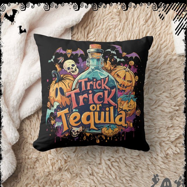 Trick or Tequila | ExDesigner | Halloween Cushion (Creator Uploaded)