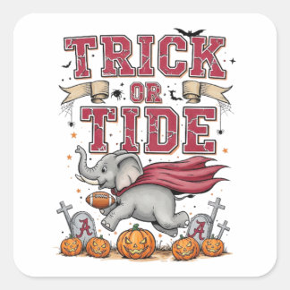 Trick or Tide Alabama Halloween Sticker – Vintage