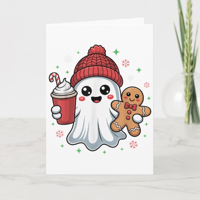 Trick Or Trash Funny Racoon Halloween Ghost Costu Card (Front)