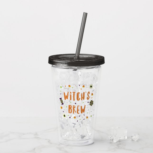 Trick or Treat Acrylic Tumbler (Back Ice)