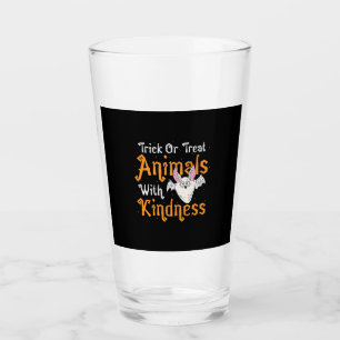 Trick Or Treat Animals With Kindness Glass