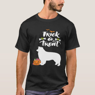 Trick Or Treat Australian Shepherd Dog Halloween C T-Shirt